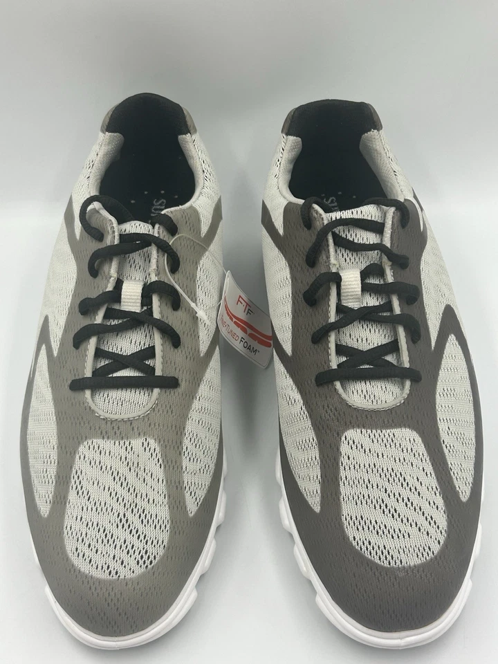 Nuevos zapatos de golf FootJoy Superlites XP sin clavos para hombre 11 W gris ligero 58025 Foto 2 de 4