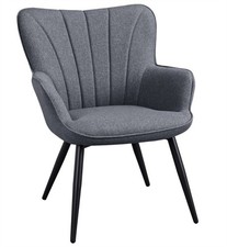 Tub Accent Chair Fabric Living Room Armchair with Soft Seat for Home,Dining Room