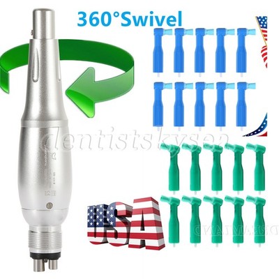 SANDENT Hygiene Prophy Handpiece Air Motor 4Holes 4:1 Nose Cone 360°Swivel