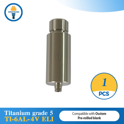 1 pcs Titanium pre-milled blank fits to Osstem  for ARUM platform Mini Regular