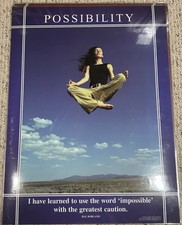 24 X 18 Motivational Laminated Poster  POSSIBILITY   School/Classroom