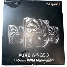 Be Quiet Pure Wings 3 140mm PWM High Speed Fan 3-Pack 14cm New