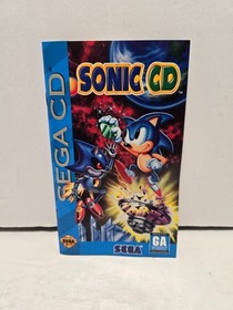 Sonic CD w/ Registration Sega CD Complete in Box CIB
