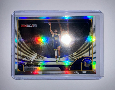 Panini 2025-2026 NBA Hoops Stephen Curry Highlights Golden State Warriors 