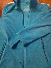 LL Bean Fleece Style Jacket Women's S/P Teal