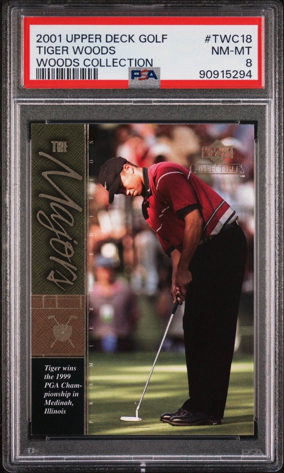 2001 Upper Deck - Tiger Woods Career Tiger Woods #TWC18 (RC)