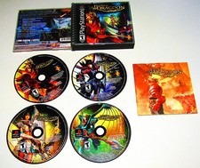 The Legend of Dragoon PlayStation 1, complete, 4 discs, manuel, case, tested