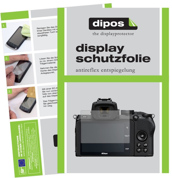 6X Schutzfolie Matt FüR Nikon Z 50 Displayschutzfolie Folie Display Schutz Dipos-image