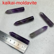 5pz/lotto pietra ametista naturale alta qualità punto curativo pilastro cristallo FJ46