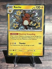 Carta Pokemon Raichu 132/091 Shiny Rara SV: Destino Paldeo