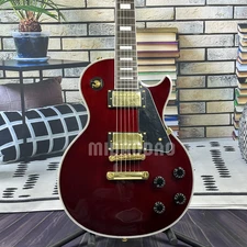 Wine Red Custom Shop electric guitar gold color hardware in stock ship quickly
