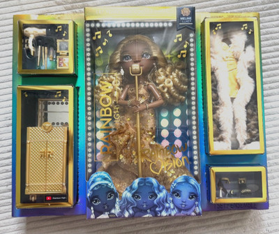 Rainbow High Divas Meline Luxe  Rainbow Vision Puppe Doll gold NEU/OVP