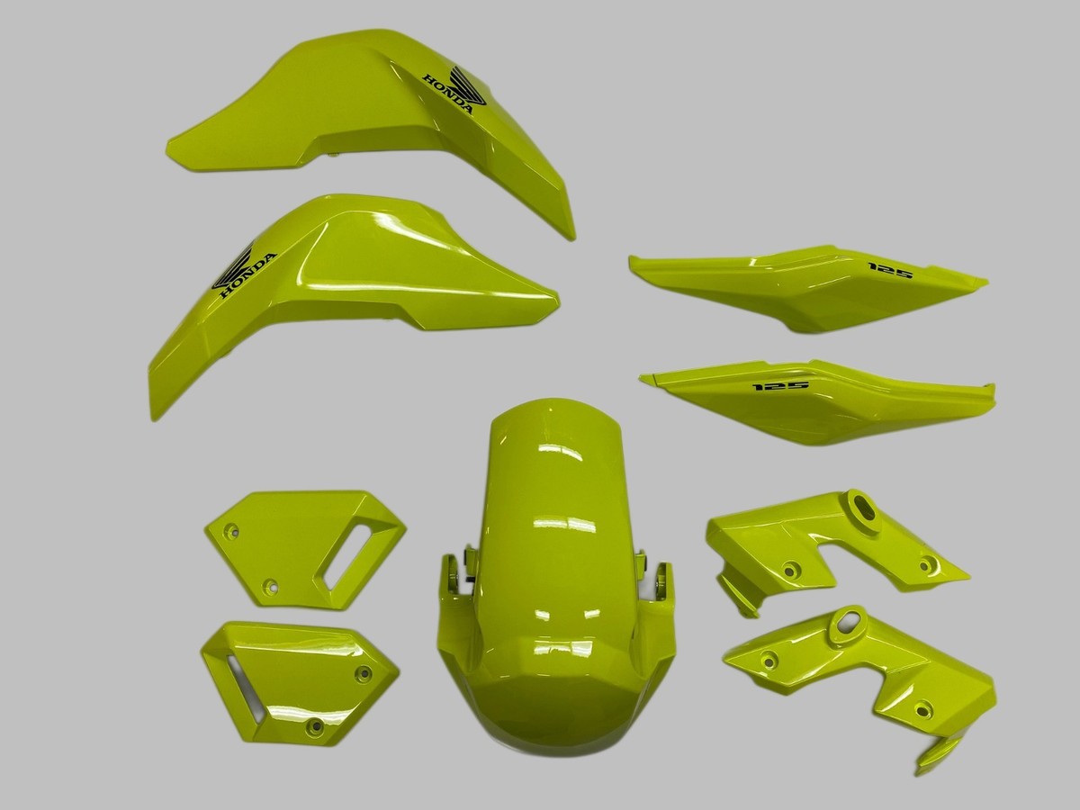 2016-2020 Honda Grom 125 OEM Plastic Body Work Ice Lemon Yellow