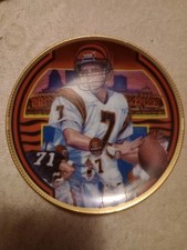 1990 NFL Sports Impressions Norman Boomer Esiason 5th In Series  Mini Plate