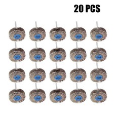 20Pcs 80 Grit Dremel Flap Wheel Sandpaper Flap Wheel Sanding Drums,Flap Wheel