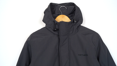 CARHARTT KODIAK BLOUSON Men's Jacket Size S Grey Hooded Insulated