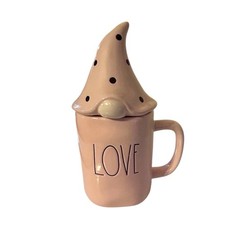 Rae Dunn Gnome Love Mug With Lid