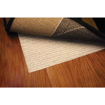Hard Surface Beige 5 Ft. round Dual Surface Non-Slip Rug Pad