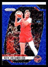 2024 Panini Prizm WNBA Katie Lou Samuelson Blue Velocity - Indiana Fever #128