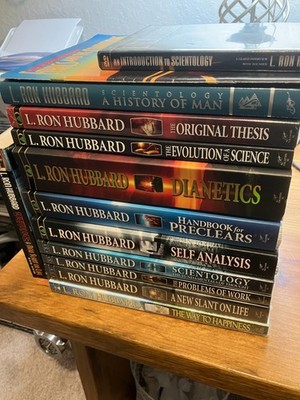 Scientology Books: *Large Lot of 10 Books; *PLUS 3 bonus items!
