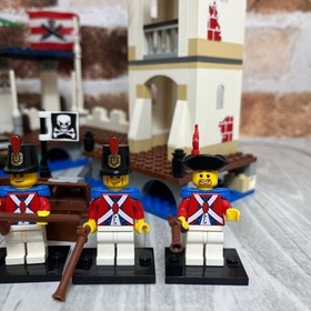 LEGO Pirates 6242 Marine Fort Set - Used No Box Manual Complete