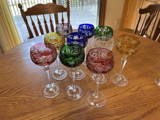 R. Kunze Vintage Wine Hocks Set Of 10