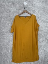 Madewell Large Mustard Yellow Novel Shift Dress