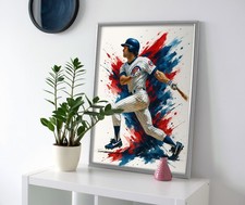 Ryne Sandberg Poster or Canvas - Chicago Cubs Wall Art