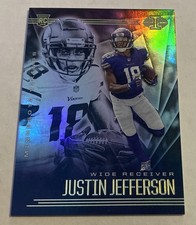2020 Panini Illusions Football Hobby Justin Jefferson #22 Rookie Card Vikings RC. rookie card picture