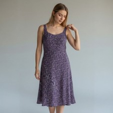 Vintage Dress 4 Silk Baby Doll Floral Grunge 90's Skater Y2K