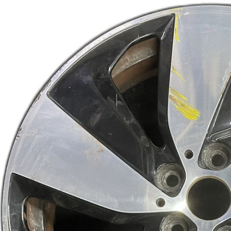 Llanta original delantera derecha BMW i3 mecanizada negra OEM 19” 14-21 6856896 86167 Foto 2 de 4