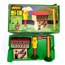 BRIO Vintage 33371 Signal House Rail Train Complete Boxed Made in Sweden