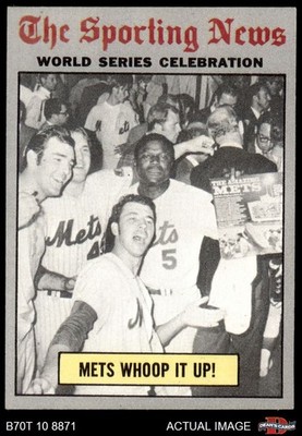1970 Topps #310 1969 World Series - Mets Whoop it Up Mets / Orioles 4.5 - VG/EX+