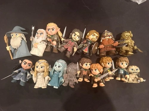 Lot of 16 Funko Mystery Minis Lord of the Rings Figures Rare Exclusive