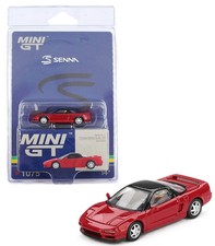 MINI GT #1075 - RED - HONDA NS-X PROTOTYPE MIDSHIP SPORTS 1989 - AYRTON SENNA