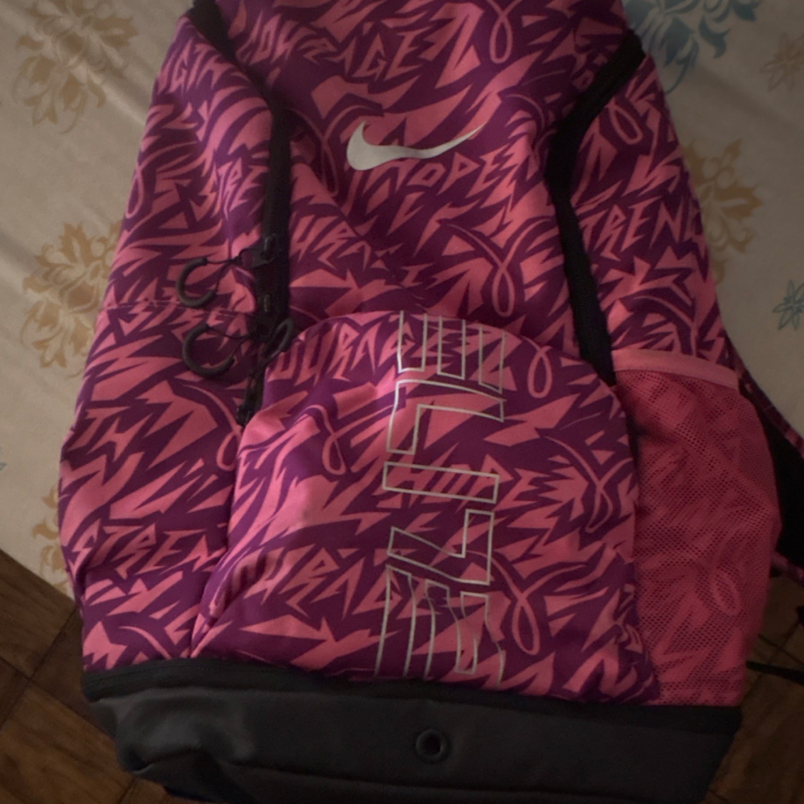 Nike Elite Hiking Backpack Pink Black Unisex Adults for Hiking