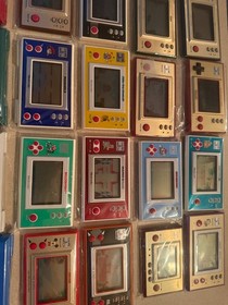 vintage nintendo game and watch lot