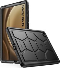 Heavy Duty Shockproof Case for Samsung Galaxy Tab A9 Plus 11 Inch 2023, Black