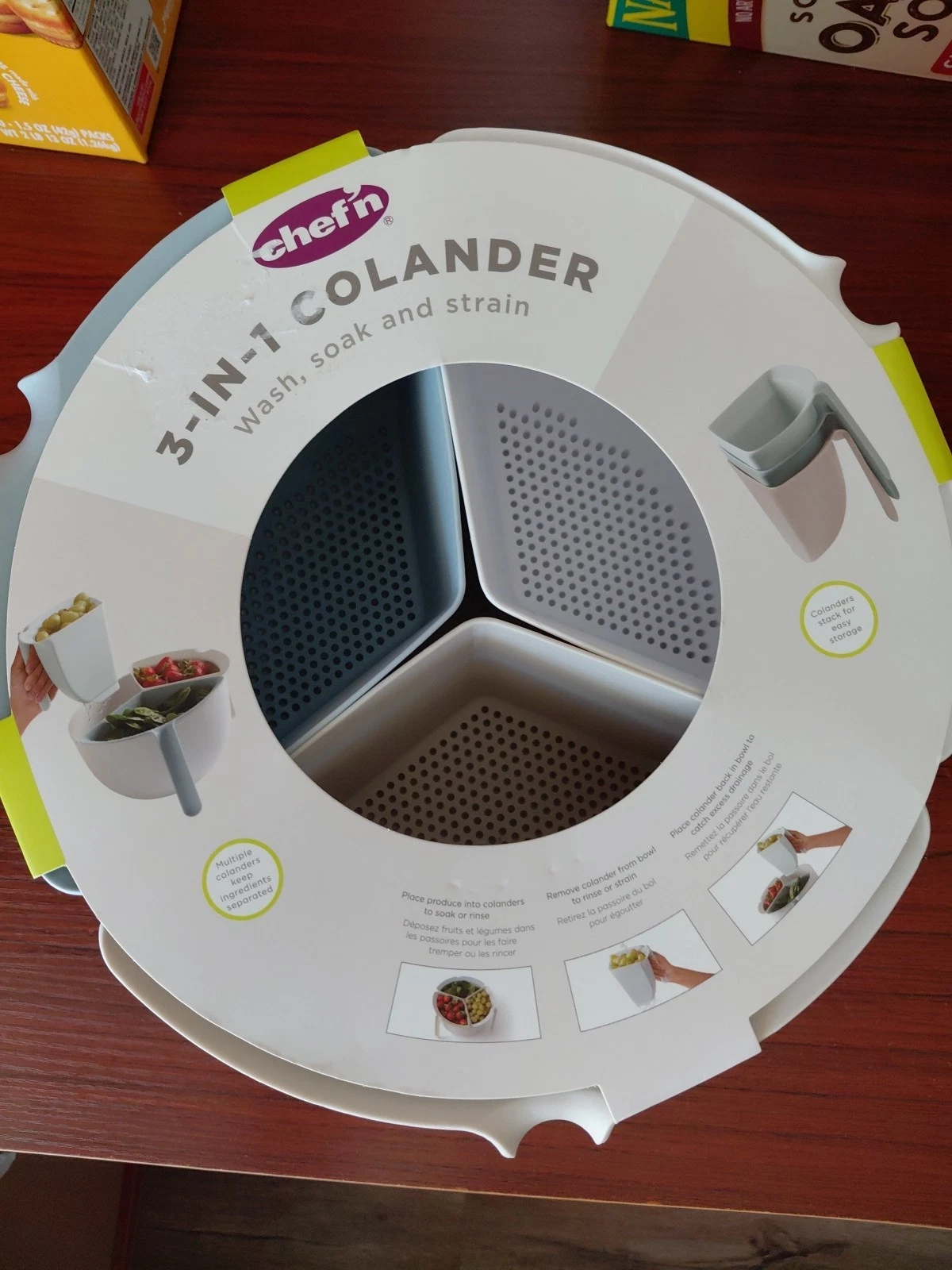 Chef'n 3 In 1 Colander