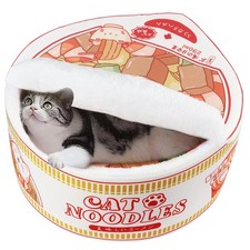 Ramen Noodle Dog  Cat Bed,Keep Warm and Super Soft Creative Pet Nest for Ind...
