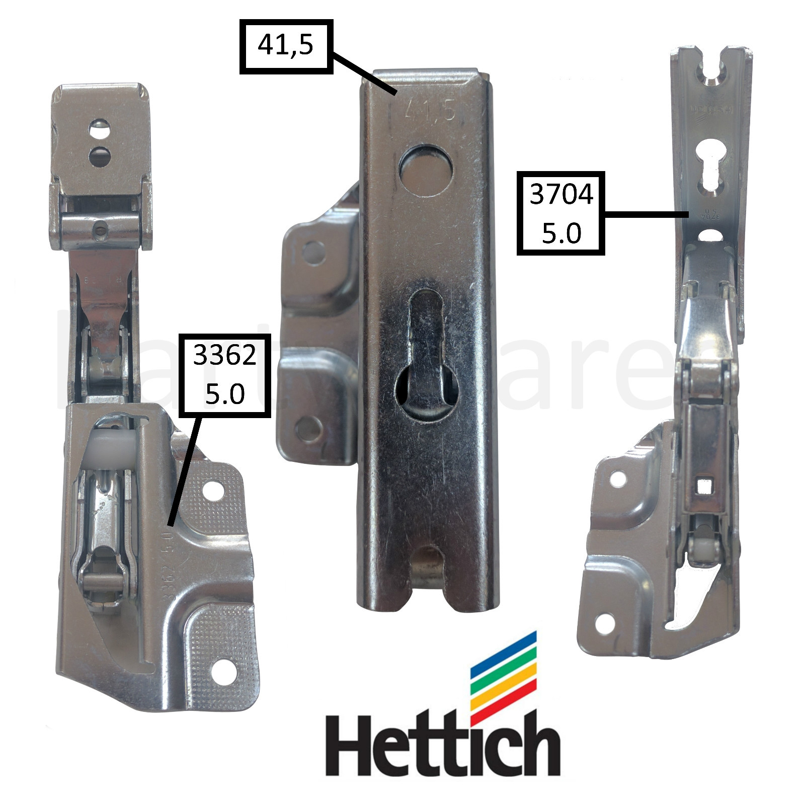 PAIR BEKO Fridge Freezer Integrated Door Hinges 3363 3362 5.0 Replace