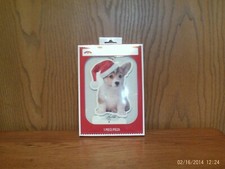 NEW IN BOX PEMBROKE WELSH CORGI CHRISTMAS ORNAMENT