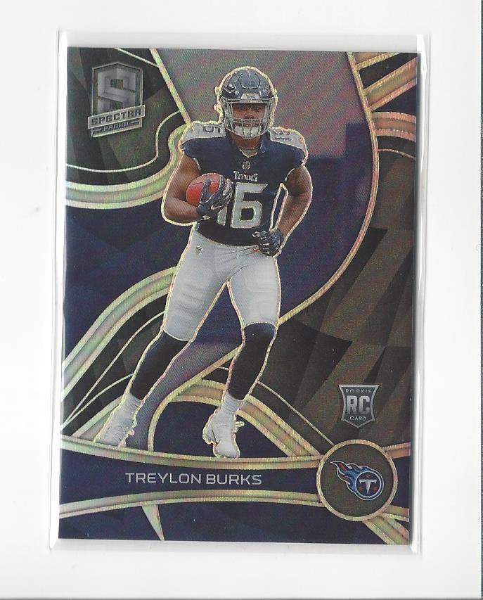 2022 Panini Spectra Silver Prizm #149 Treylon Burks RC Rookie Titans