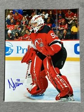 NEW JERSEY DEVILS- NICO DAWS AUTOGRAPH 8x10 ACTION PHOTO #8 YOUNG HOCKEY STAR