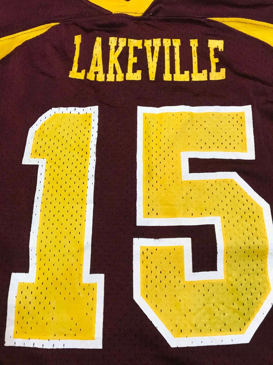 Riddell Lakeville #15 College Football Jersey Youth L Burgundy