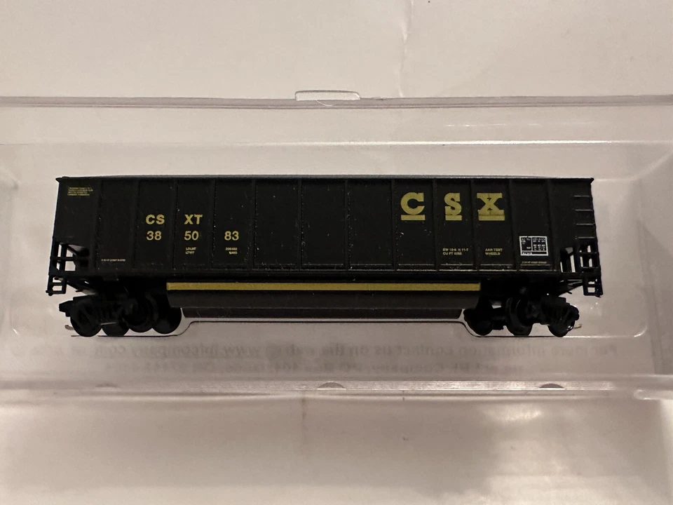 LBF Company N Scale CSXT Hopper Freight Car Black - Image 2 of 4