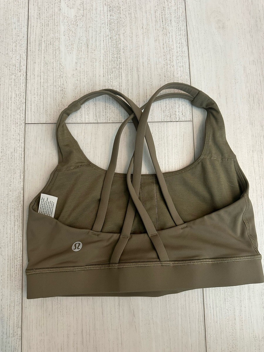 Energy bra サイズ4 迷彩グリーン Lululemon Energy Bra Sz 4 - Green | eBay