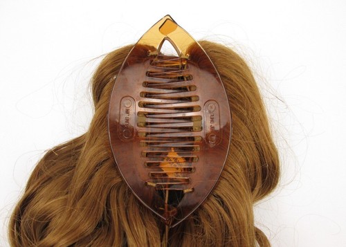 23" LONG BIG LOOSE CURLS CURLY HAIR PONYTAIL HAIRPIECE INTERLOCKING FRENCH COMB - Picture 5 of 10