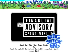 Financial Advisory Credit Card Skin Sticker Cover Die-cut Wrap Decal