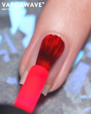 ILNP Vaporwave - Vibrant Coral Red Neon Cream Studio Color Nail